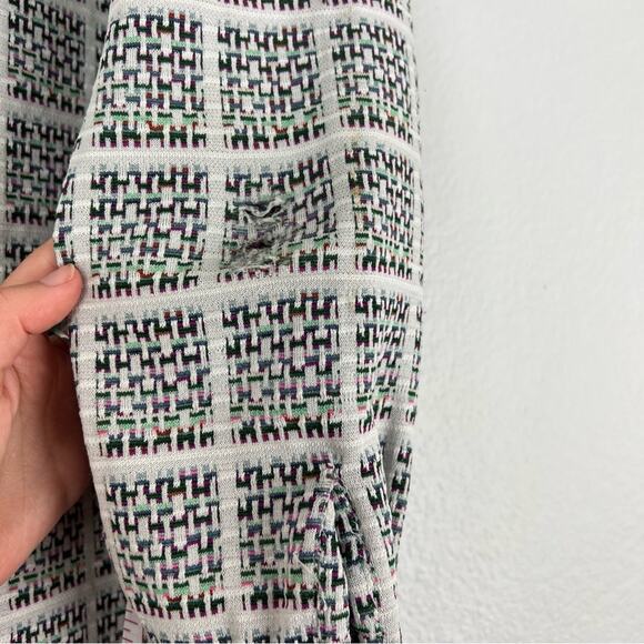 Vintage 70s Handmade Button Down Overshirt Unisex Neutral Minimalist - Picture 10 of 12